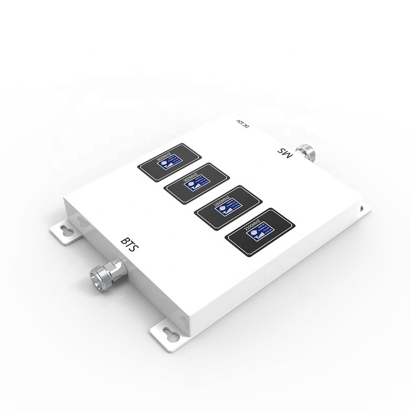 Goboost amplifiers 2g 3g 4g 4 band repeater 800 900 1800 2100 cellular signal booster 20dbm amplifier